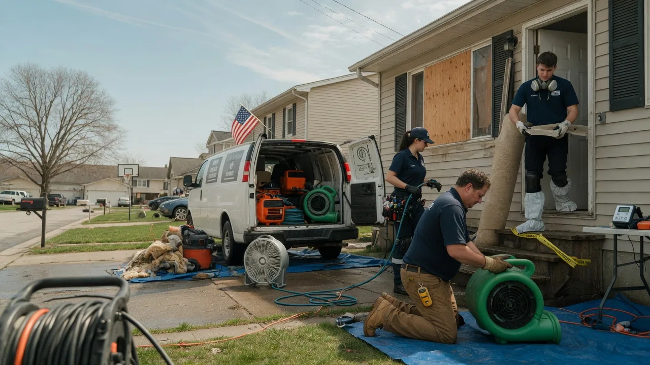 Water Damage Restoration in Troy, IL near me